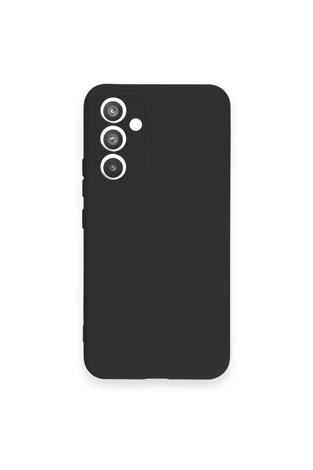 CepteToptan Samsung Galaxy A34 5G Kılıf Nano içi Kadife Silikon - Siyah