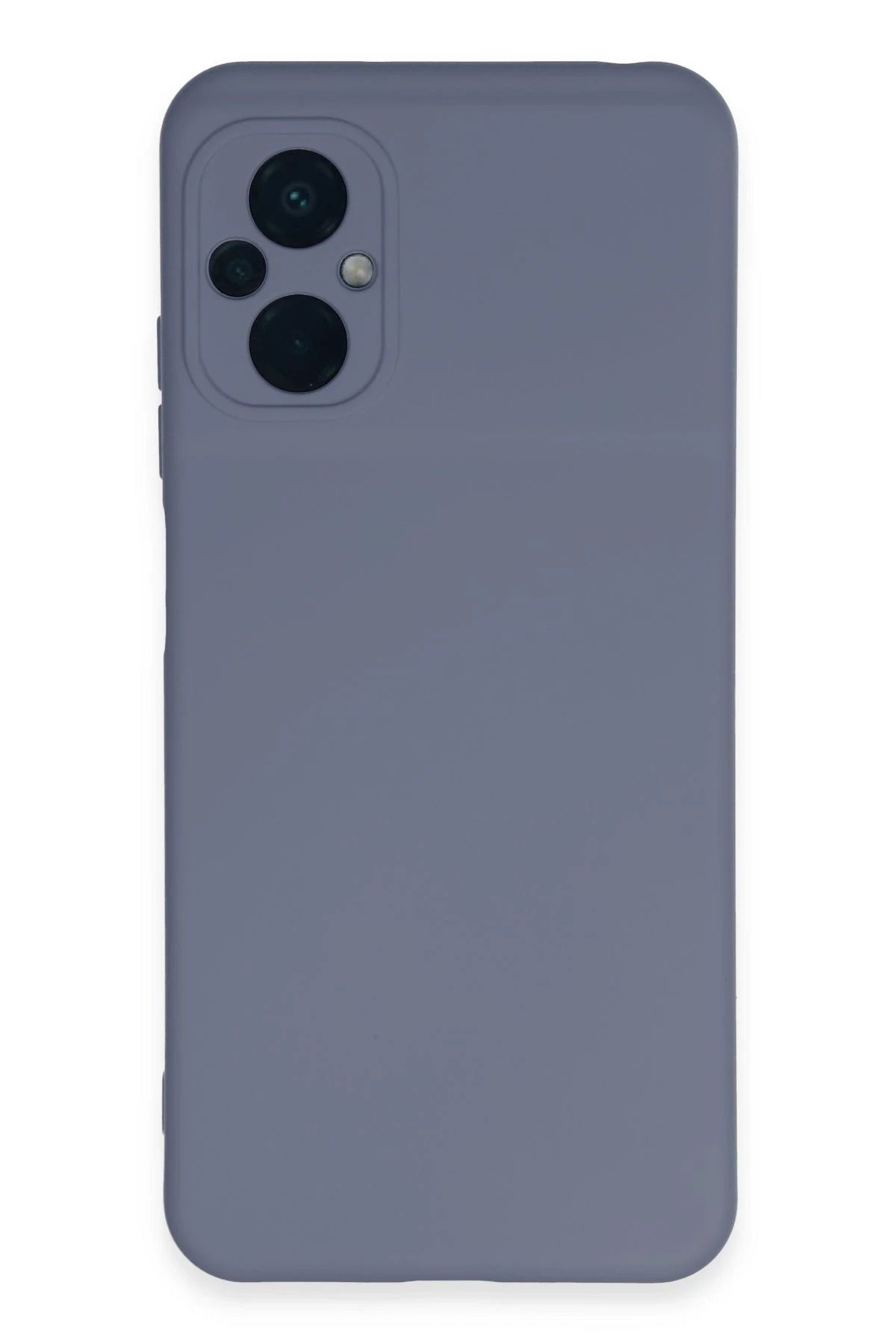 CepteToptan Xiaomi Poco M5 Kılıf Nano içi Kadife Silikon - Gri