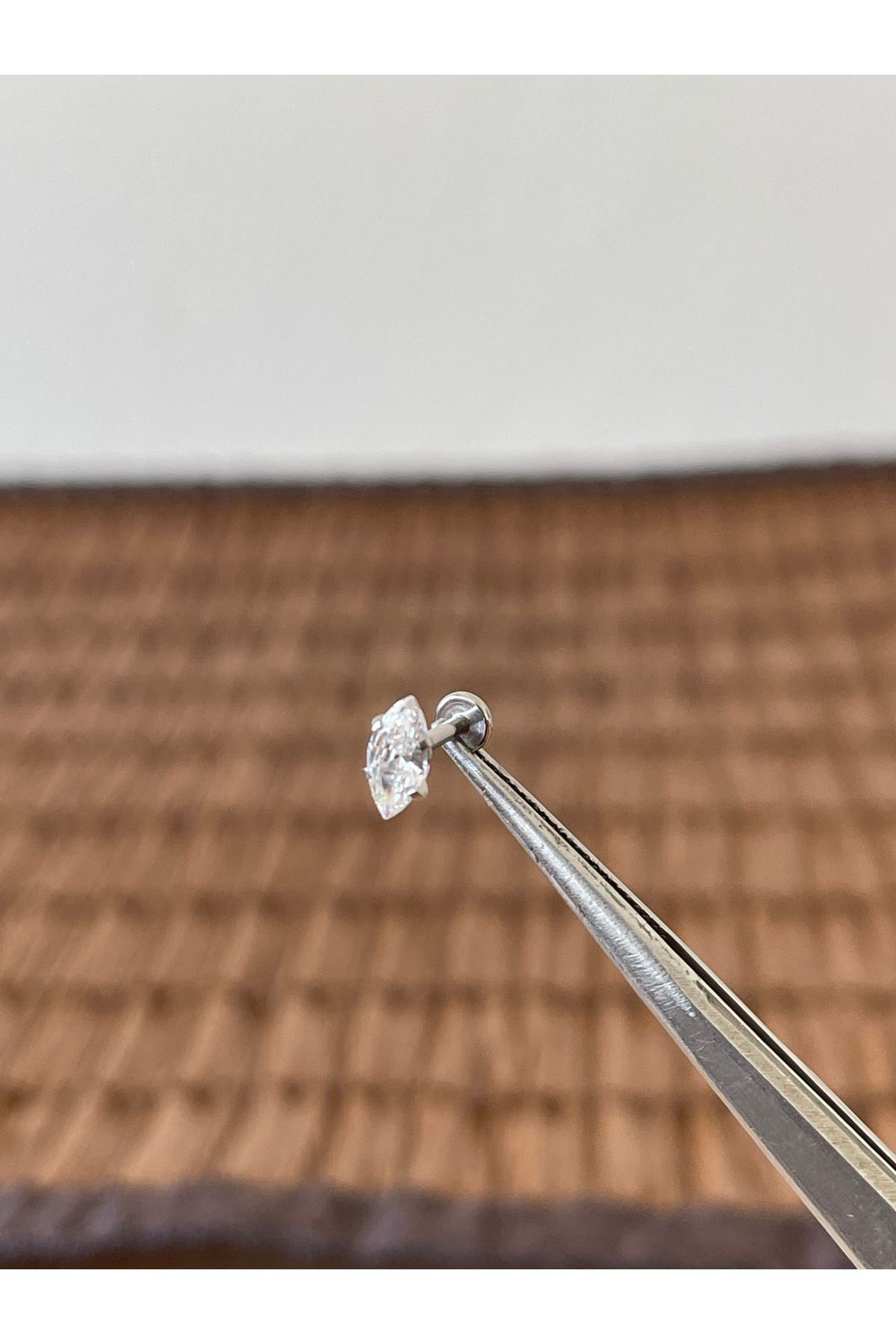 Rupen Kraft 316 L Cerrahi Çelik Markiz Kesim Dudak Helix Tragus Kıkırdak Piercingi