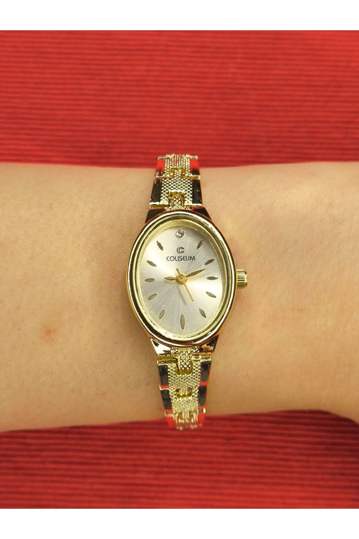 Coliseum Oval Kasa Vintage Minimal Kadın Saat