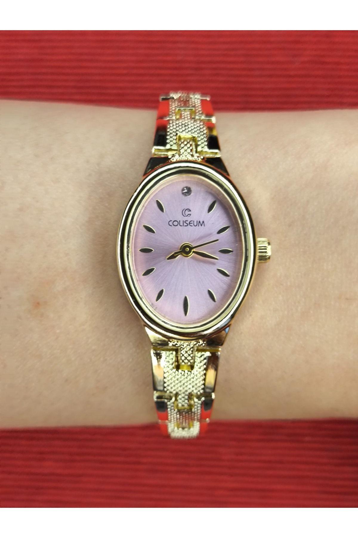 Coliseum Oval Kasa Vintage Minimal Kadın Saat