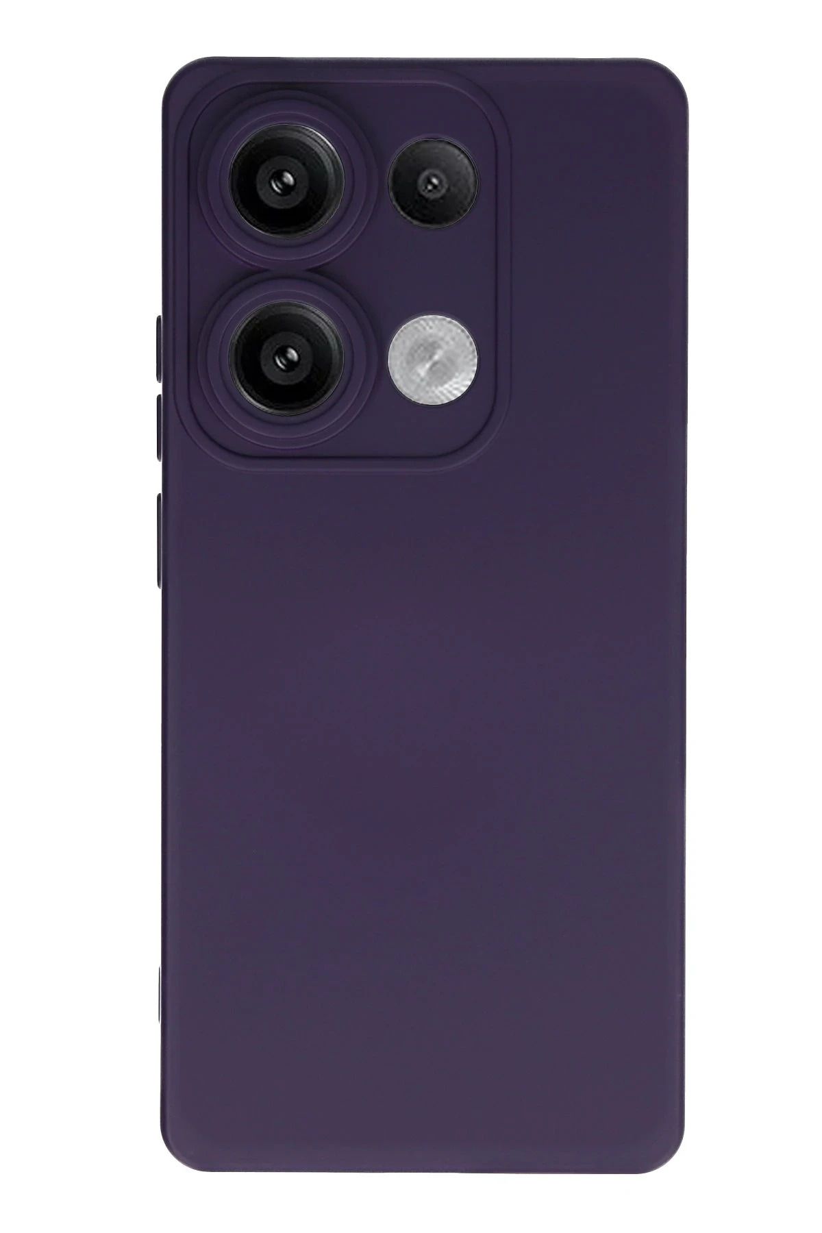 CepteToptan Xiaomi Redmi Note 13 4G Kılıf Nano içi Kadife Silikon - Mor