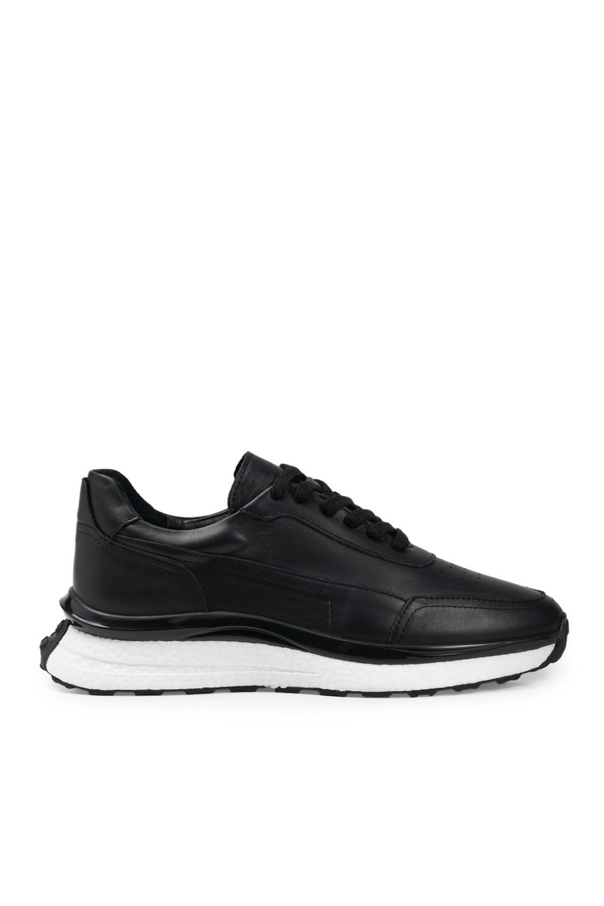 ZEYTUK Siyah Sneakers Hakiki Deri Erkek Ayakkabı