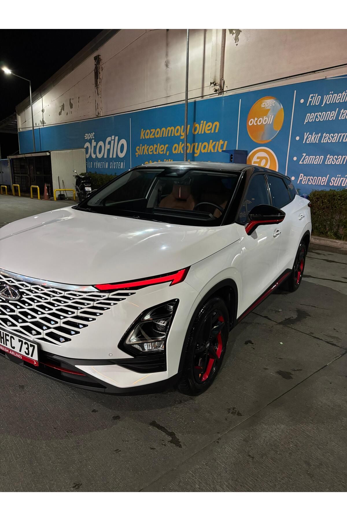 Chery Omoda 5 Far Sticker Set Kırmızı