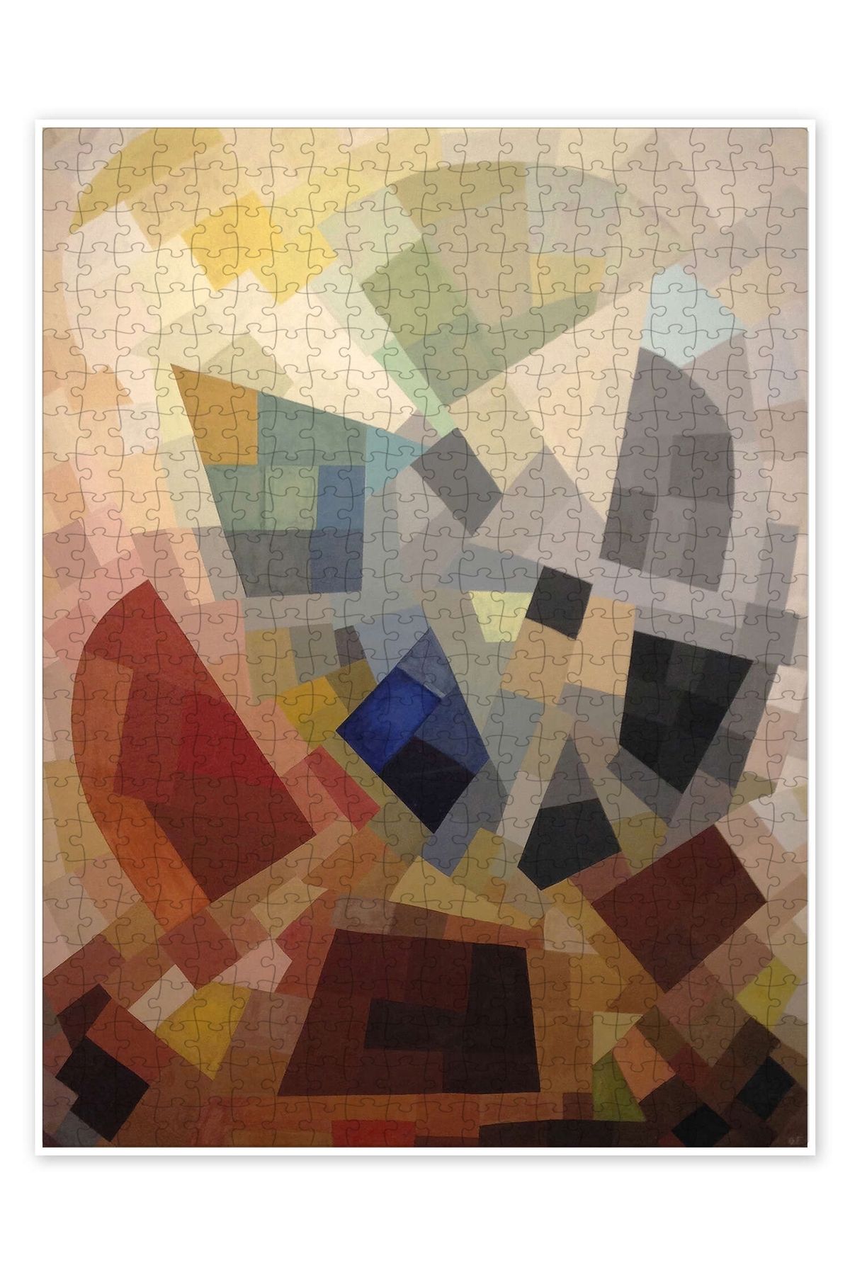 Jeronkarji Kompozisyon, 1939 500 Parça Puzzle Yapboz Bohem Soyut Sanat Temalı