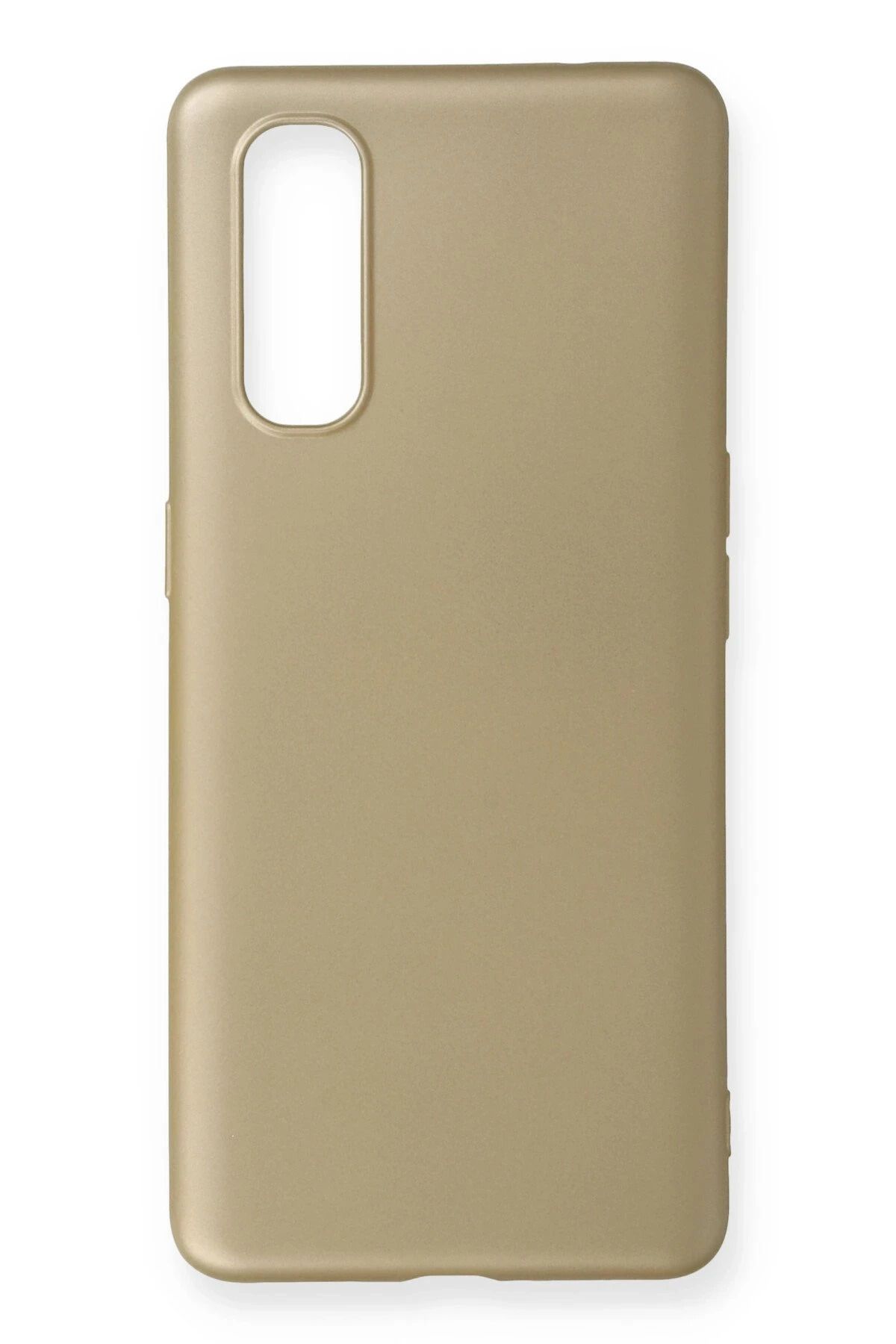 CepteToptan Oppo Find X2 Kılıf First Silikon - Gold