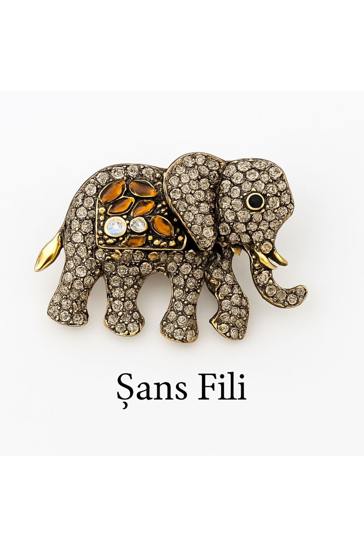 NİLYA Şans Fili Broş