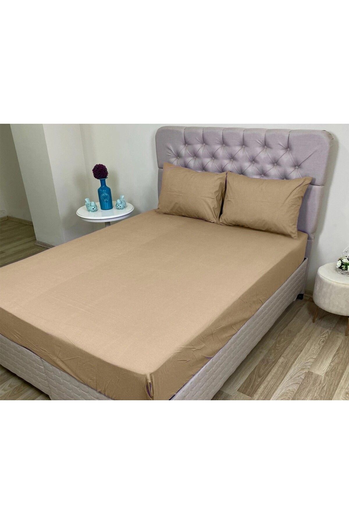OGİ HOME Ogi Home Tek Kişilik Ranforce Kumaş Lastikli Çarşaf Yatak Örtüsü 100*200 Cm