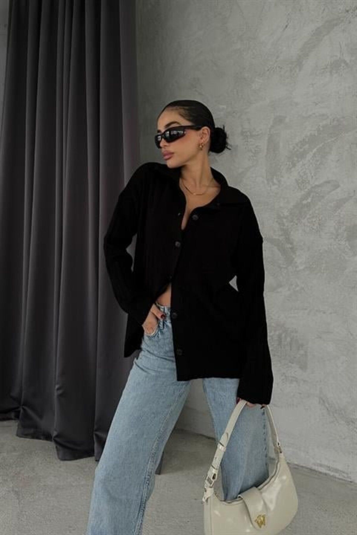 COjans Anya Oversize Gabardin Ceket 6063-8