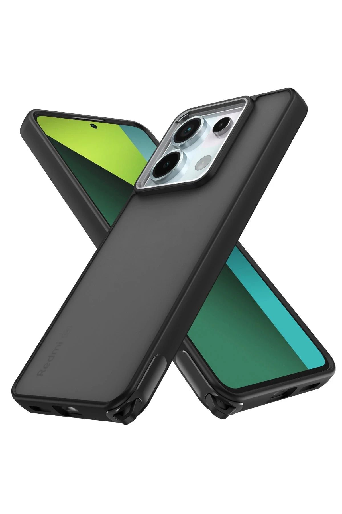 CepteToptan Xiaomi Redmi Note 13 Pro 5G Kılıf Elegant Kapak - Siyah