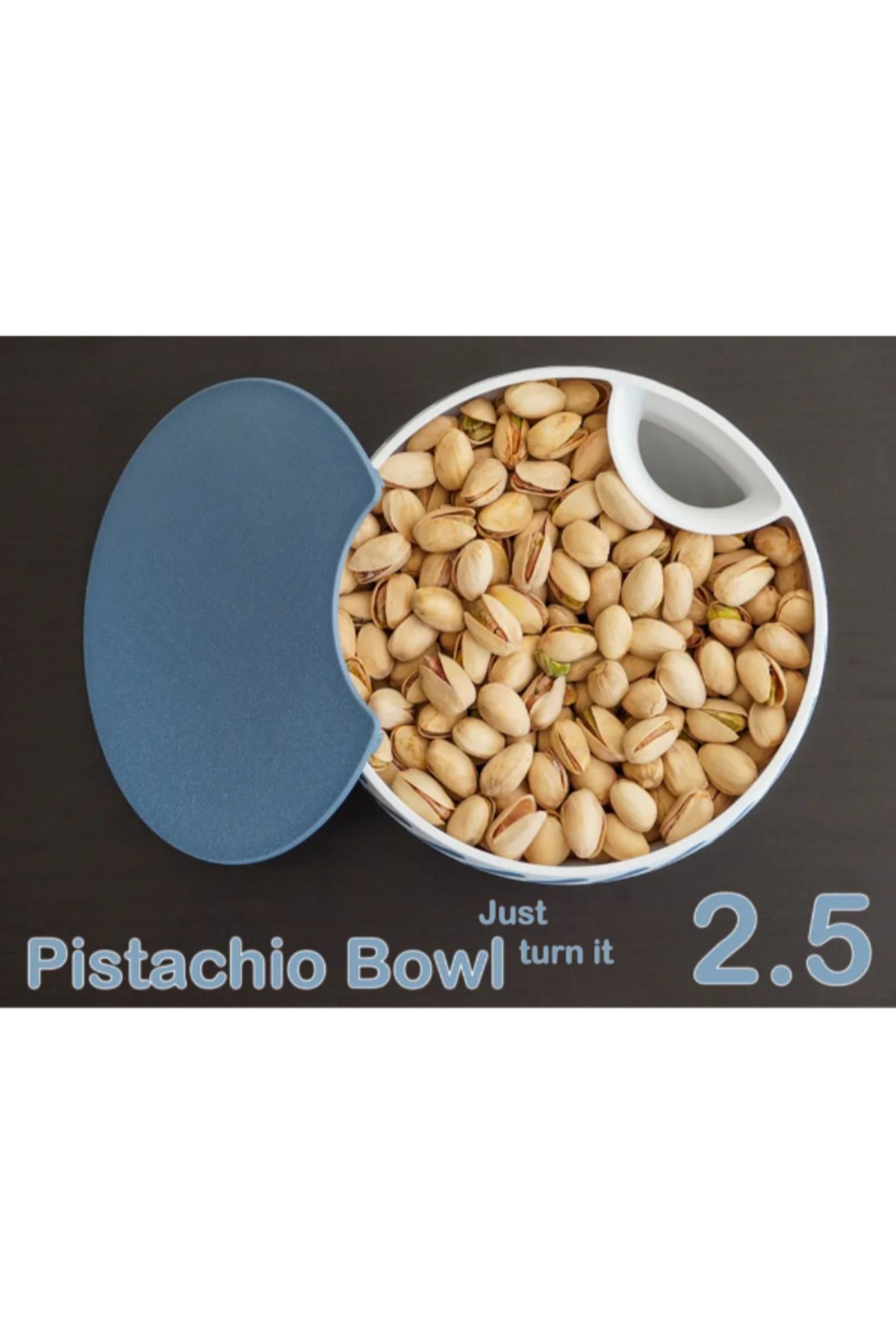 NOMOTHETIC Pistachio Bowl 2.5 – Kabuklu Atıştırmalıklar İçin Pratik Kase