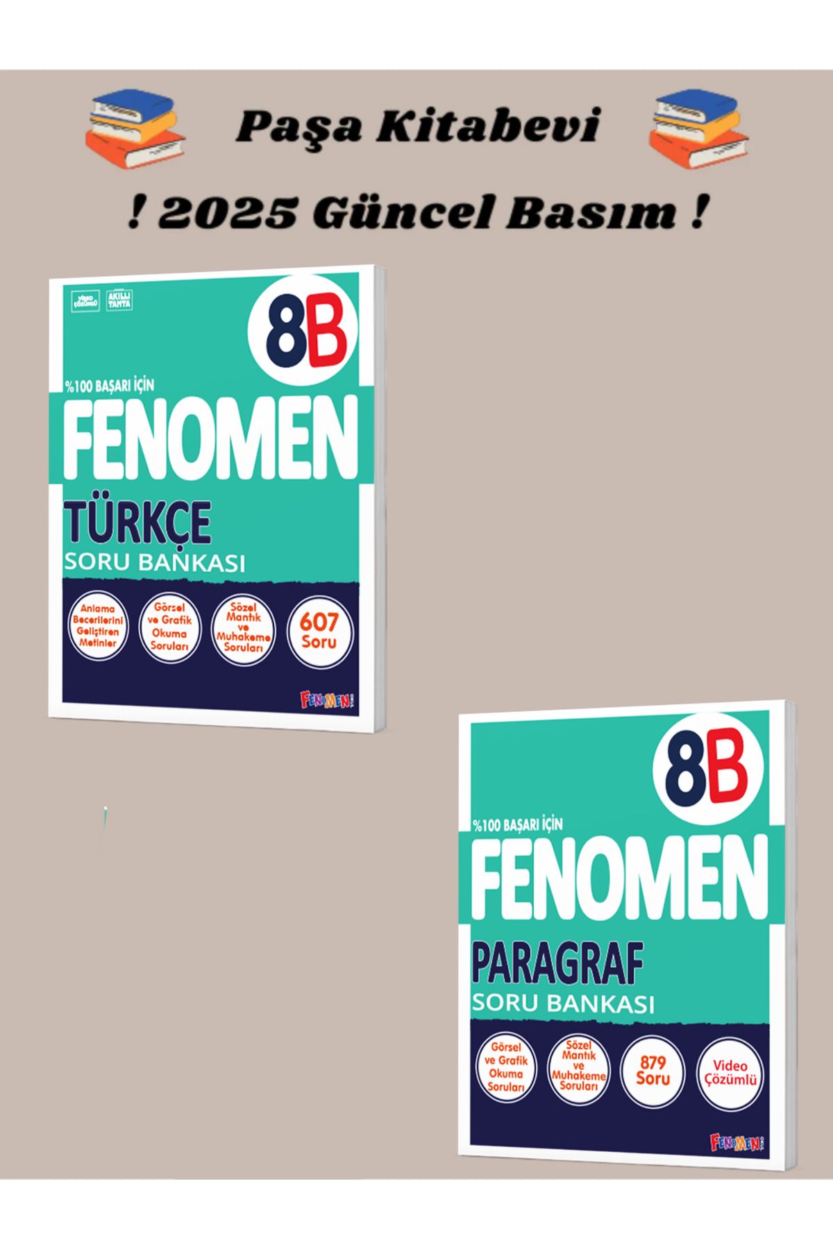 Fenomen Yayıncılık 8. Sınıf Türkçe - Paragraf (B SET) Soru Bankası