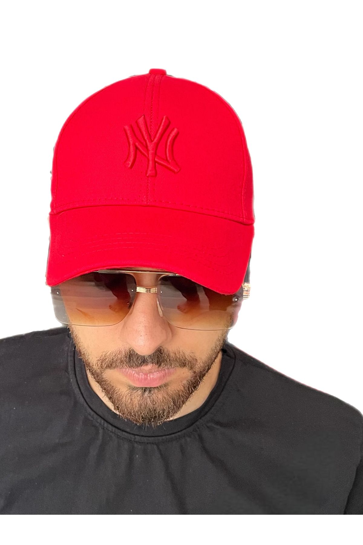 ZERAMİNE Unisex Beyzbol Ny Nakışlı Şapka Cırtlı