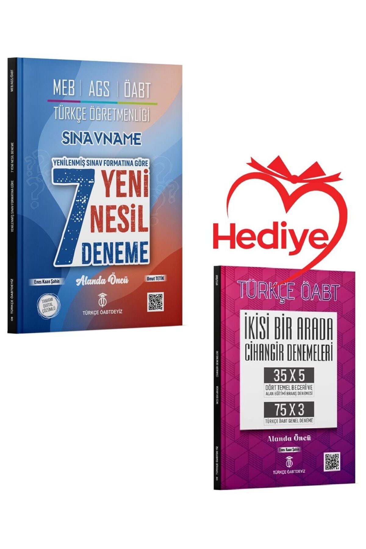 TÜRKÇE ÖABTDEYİZ Türkçe ÖABTDEYİZ ÖABT MEB-AGS Türkçe Öğretmenliği Sınavname 7 Deneme Çözümlü - Enes Kaan Şahin, Umut
