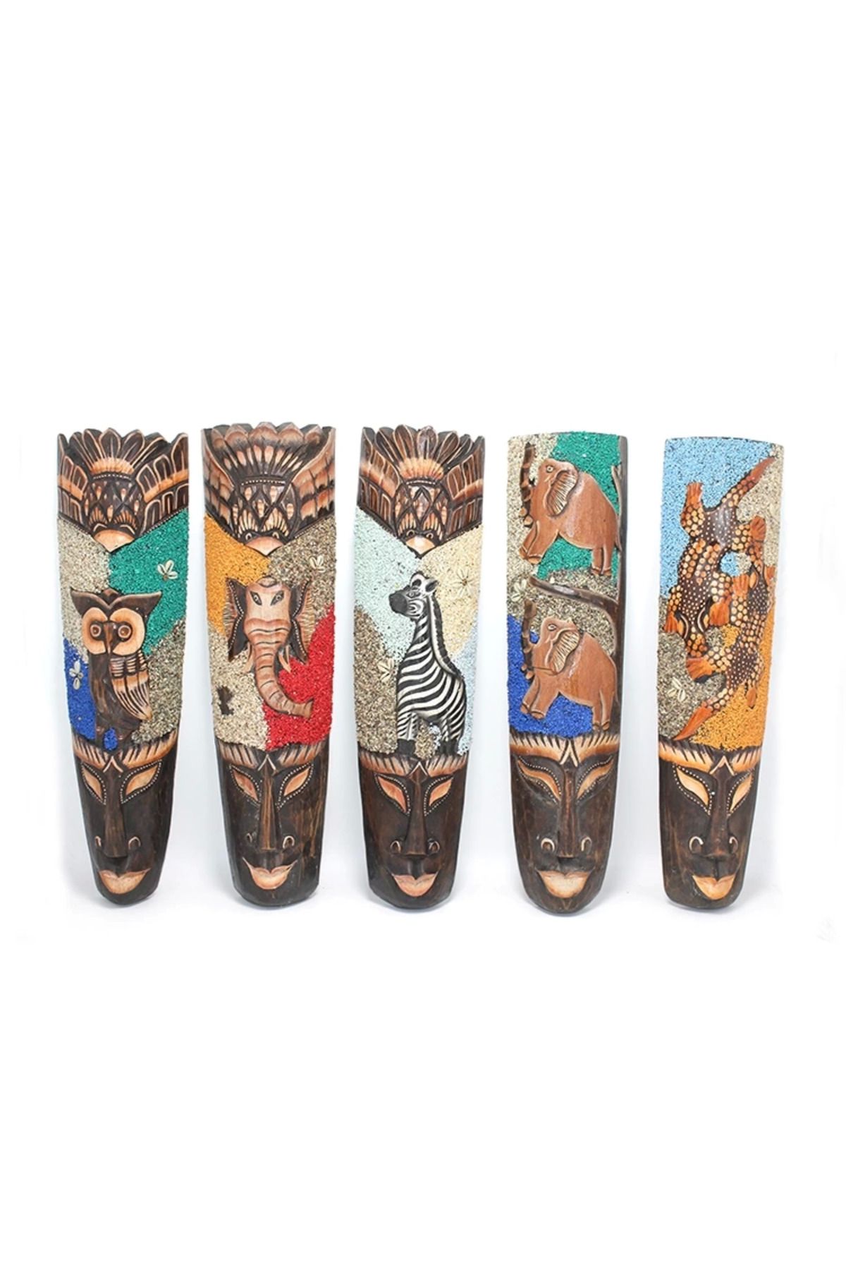 ÇERÇİCİ Ahşap Dua Asmalı Kumlu Mask 50 Cm 3galıleo-9