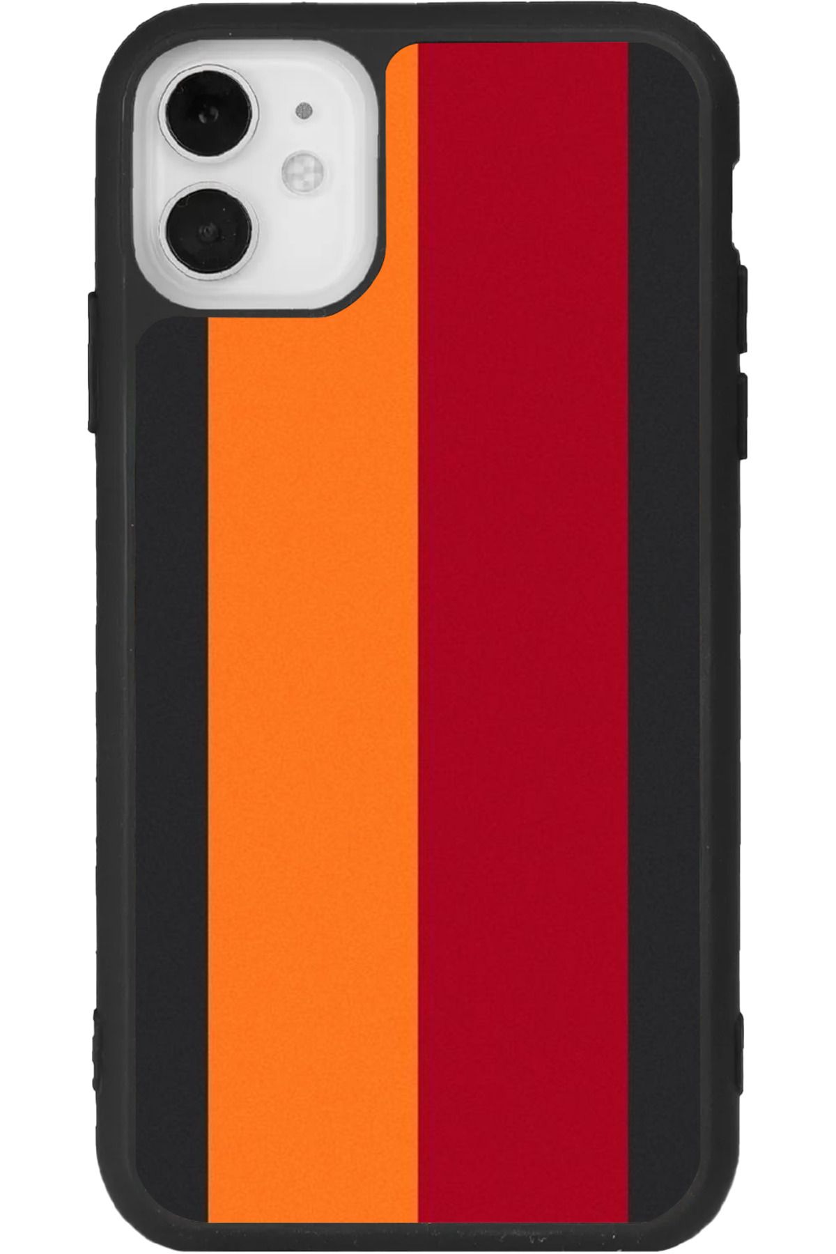 Aksel Kılıf iPhone 11 Uyumlu Baskılı, Mat Siyah Renk, Yumuşak Silikon, Koruyucu, Şok Emici Kapak, Kılıf