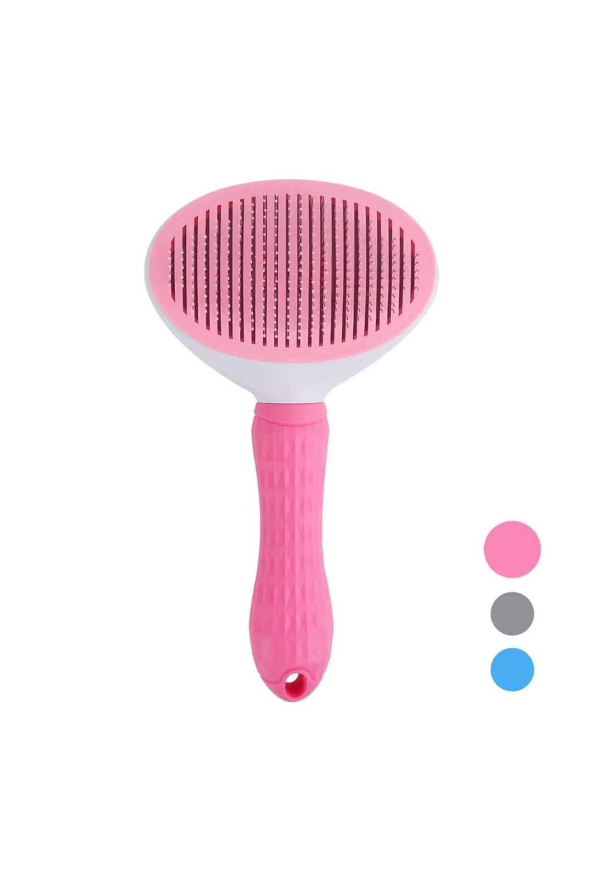 SAVEX Kedi Tarağı - Otomatik Temizlenen Tuşlu - Pembe (8601)