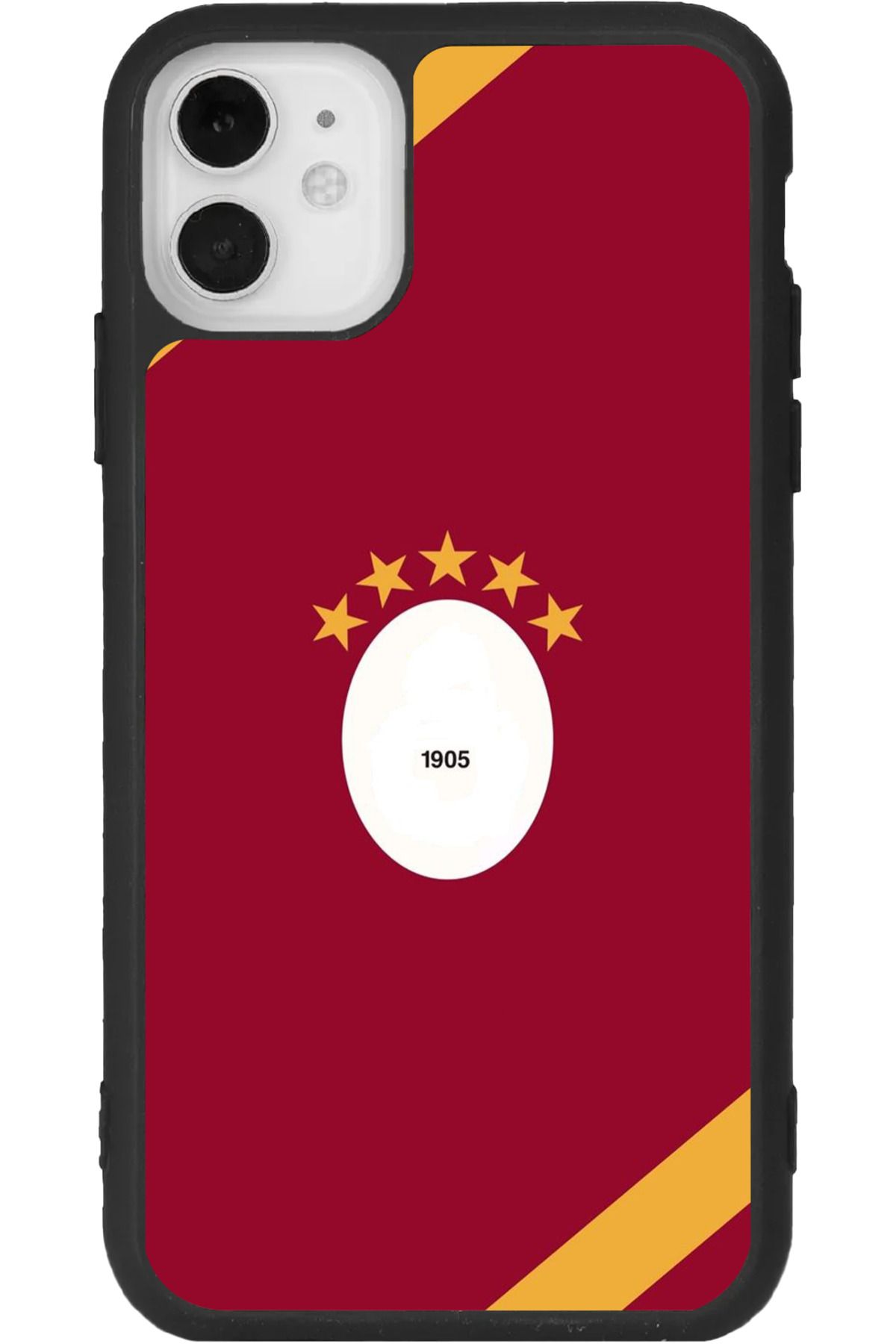 Aksel Kılıf iPhone 11 Uyumlu Baskılı, Mat Siyah Renk, Yumuşak Silikon, Koruyucu, Şok Emici Kapak, Kılıf
