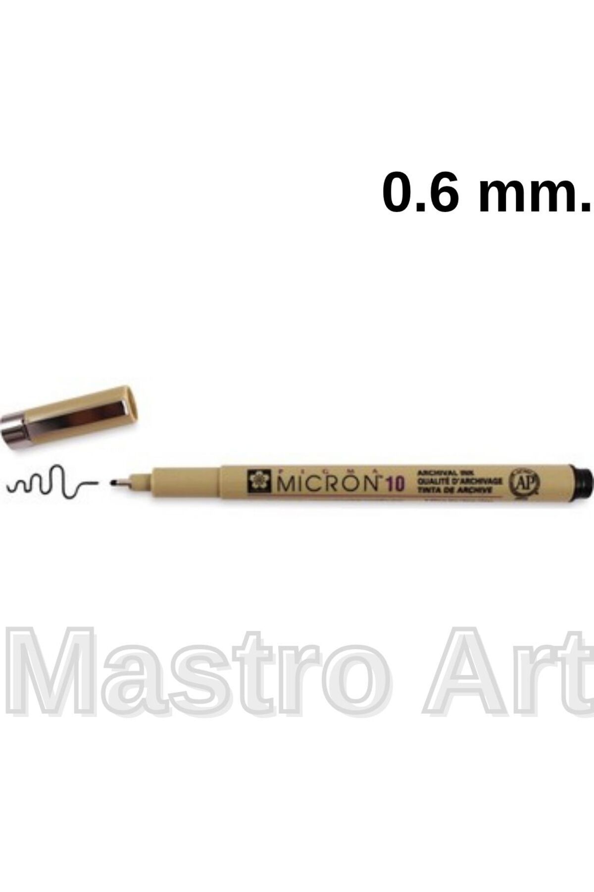 Mastro Art Sakura Pigma Micron Teknik Çizim Kalemi Siyah
