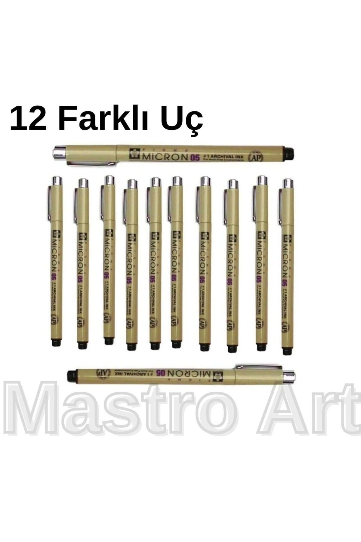 Mastro Art Sakura Pigma Micron Teknik Çizim Kalemi Siyah