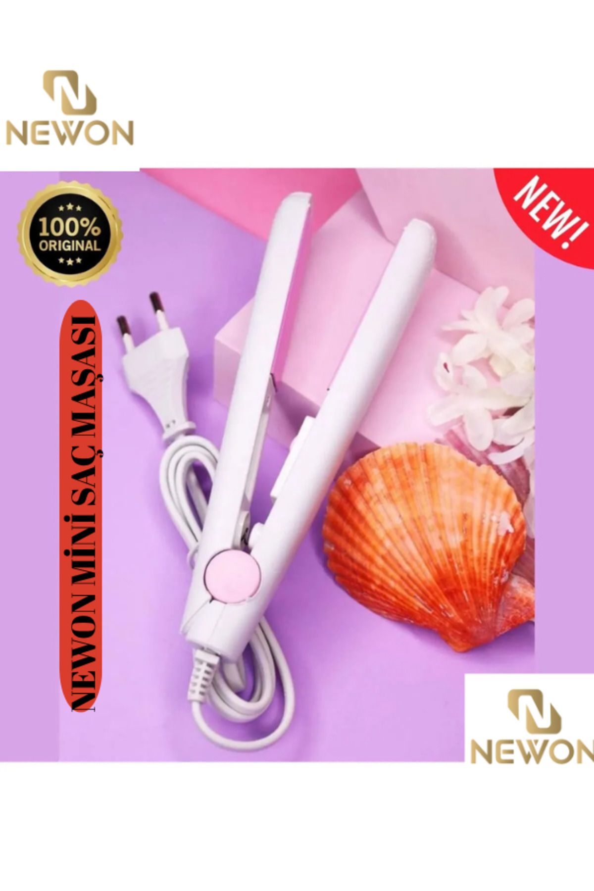 Newon Seyahat Tipi Mini Saç Düzleştirici RVP-DÜZLEŞTİRİCİ