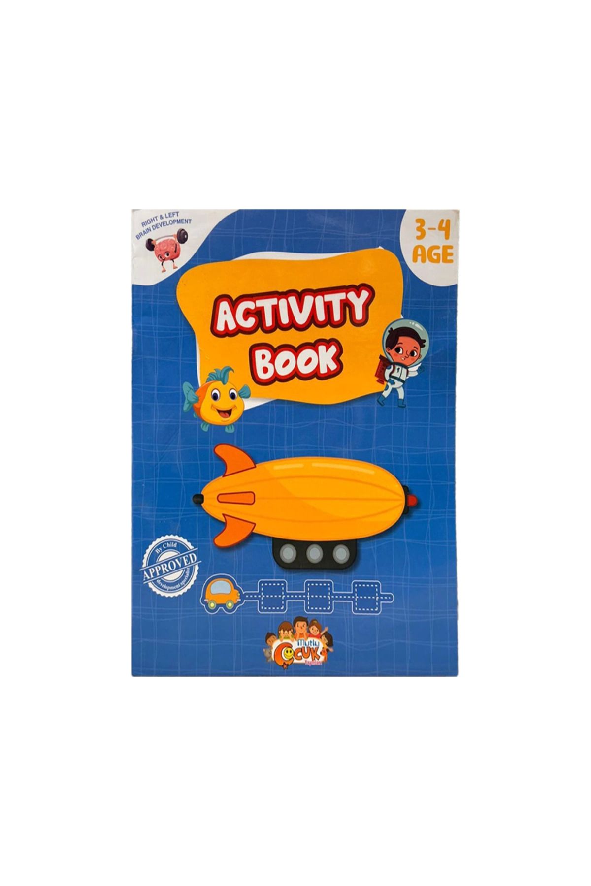 MR RZN STORE Activity Book 3-4 Yaş