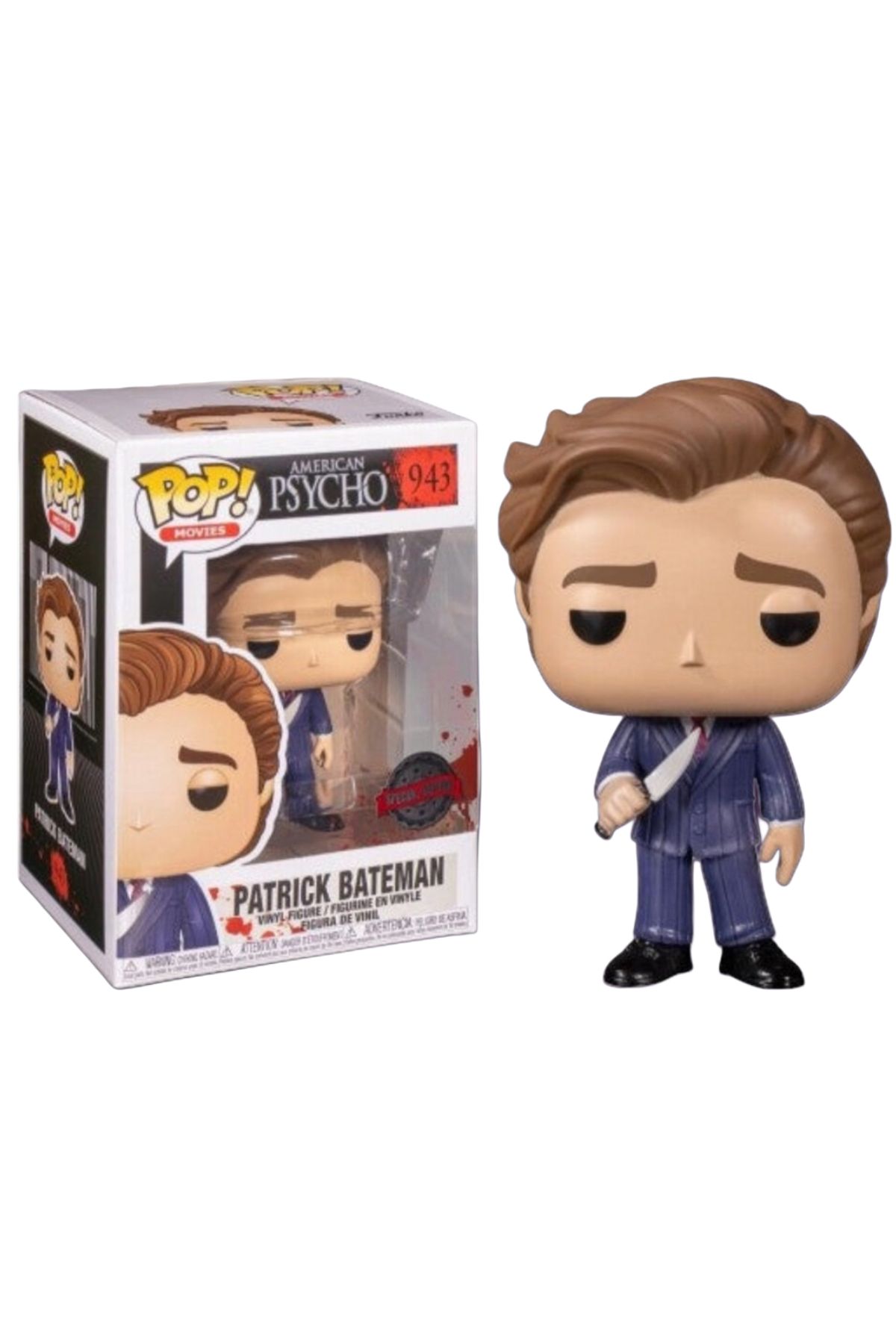 Funko American Psycho Patrick Bateman with Knife Hot Topic Exclusive Funko Pop! #943