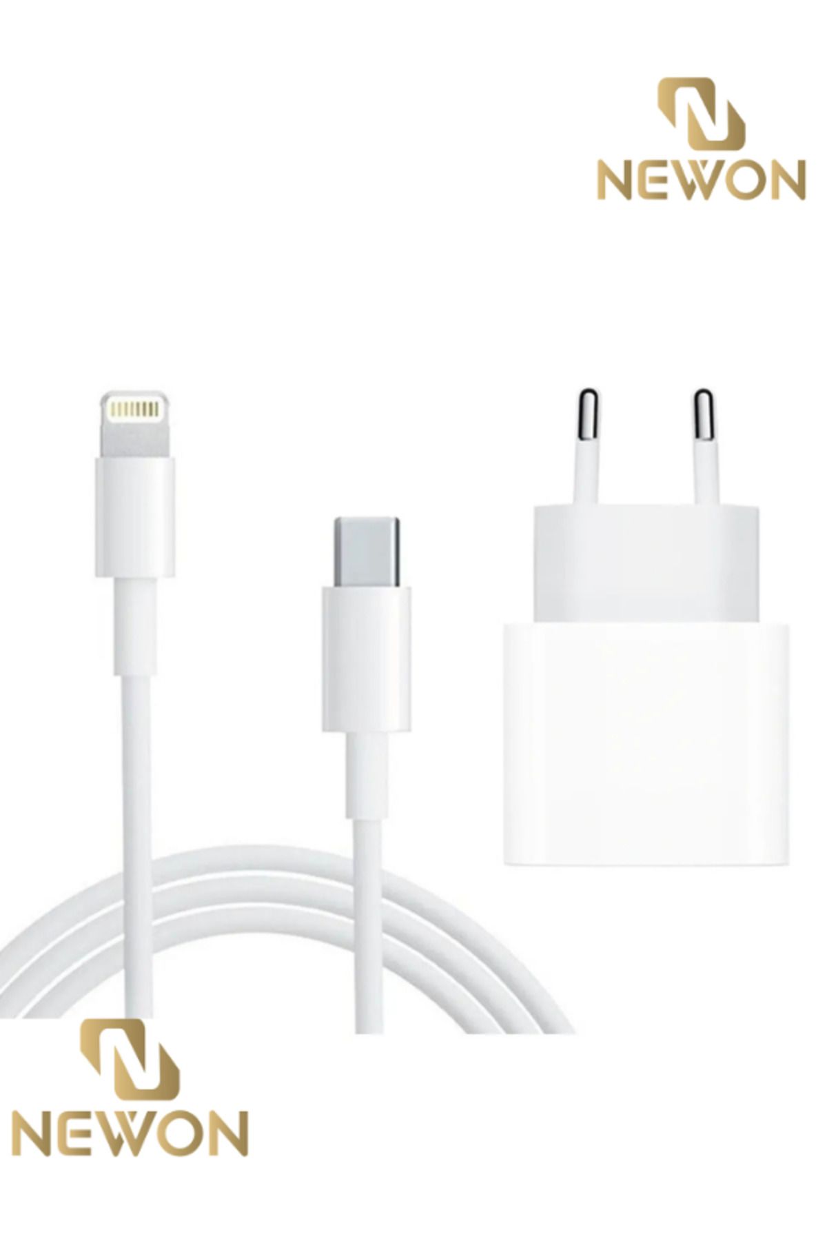 Newon Iphone 8 X Xs Xr 11 12 13 14 / Pro Max Mini Plus Cihazları Hızlı Şarj Aleti 20w Lightning