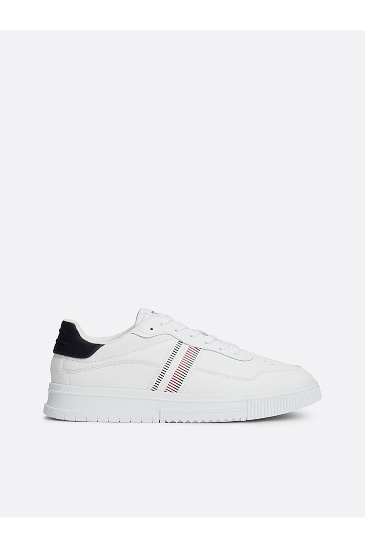 Tommy Hilfiger Signature Tape Textured Leather Trainers