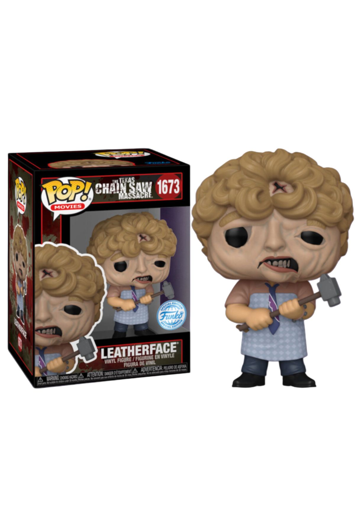 Funko The Texas Chainsaw Massacre - Leatherface with Hammer 50th Anniversary Exclusive Pop! #1673