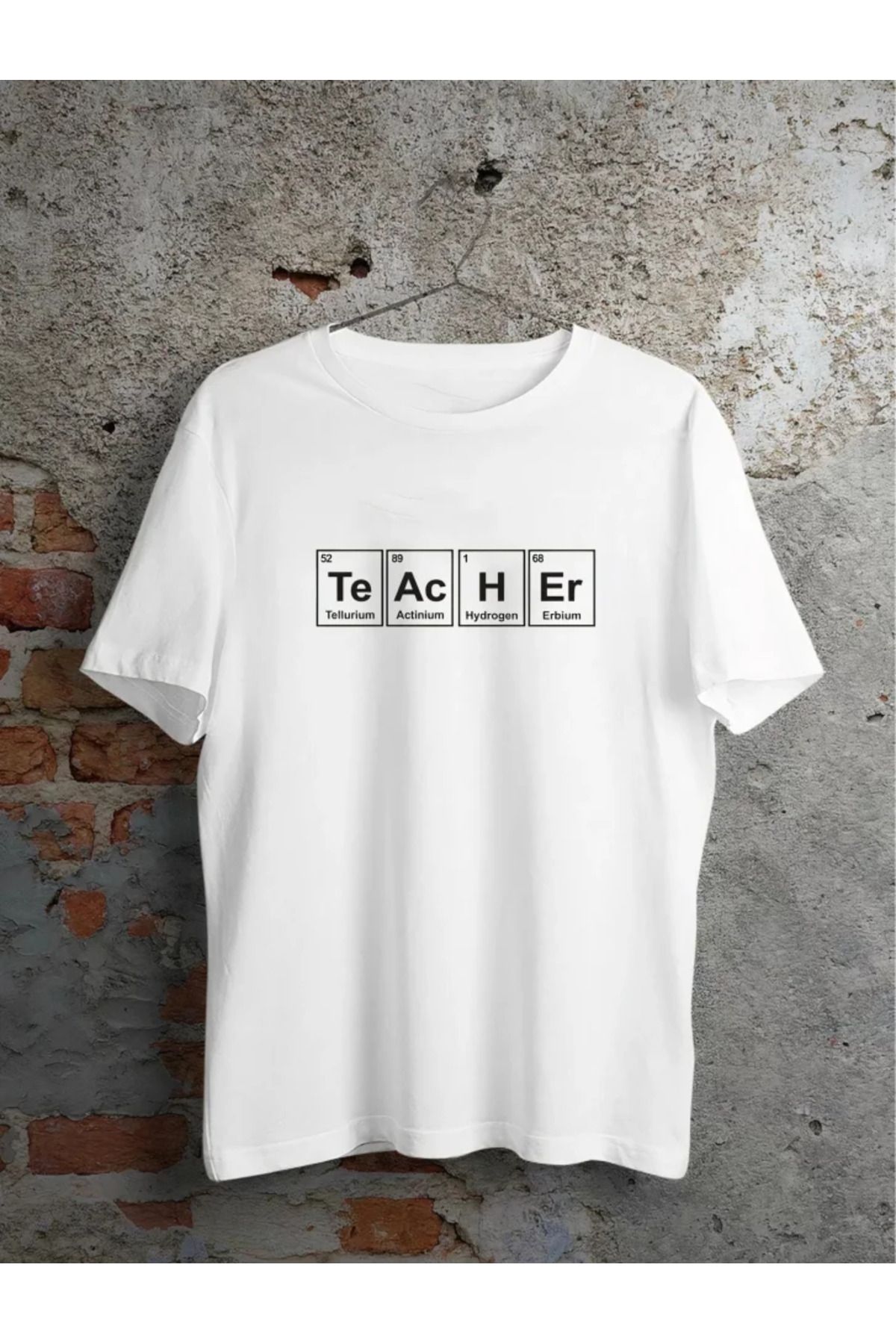 DEAG 24 Kasım Öğretmenler Günü Baskılı Özel T-shirt - Beyaz