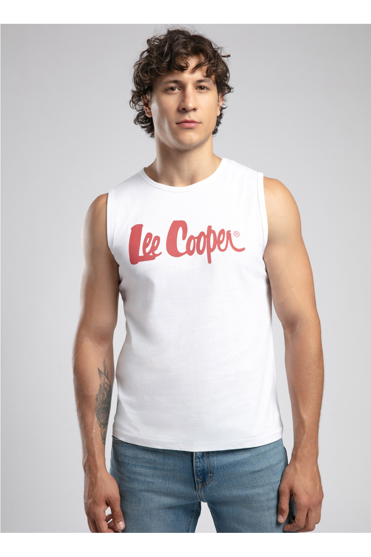 زیرپیراهنی مردانه طرح دار بدون آستین | لی کوپر Lee Cooper 5003260380 - تصویر 2