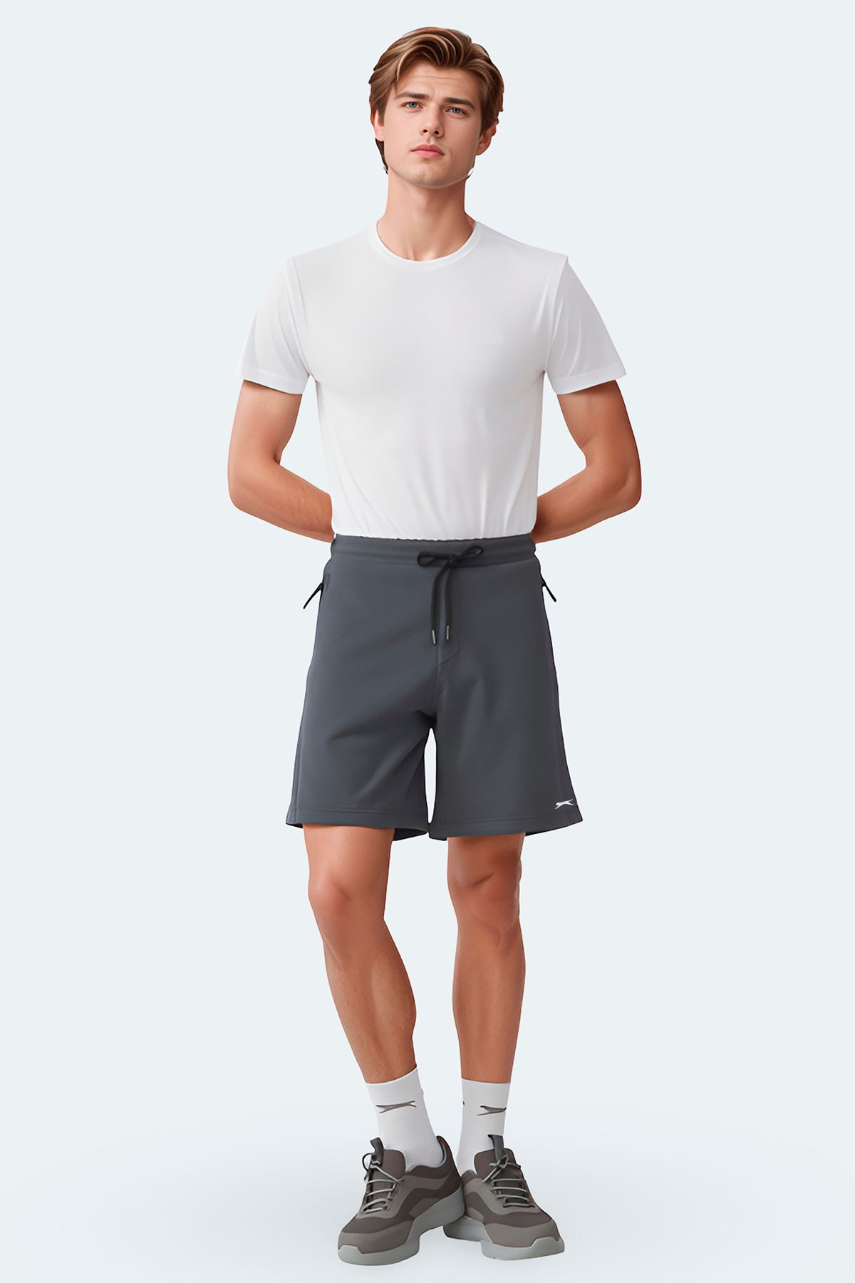 Slazenger VILTE Erkek Şort Koyu Gri
