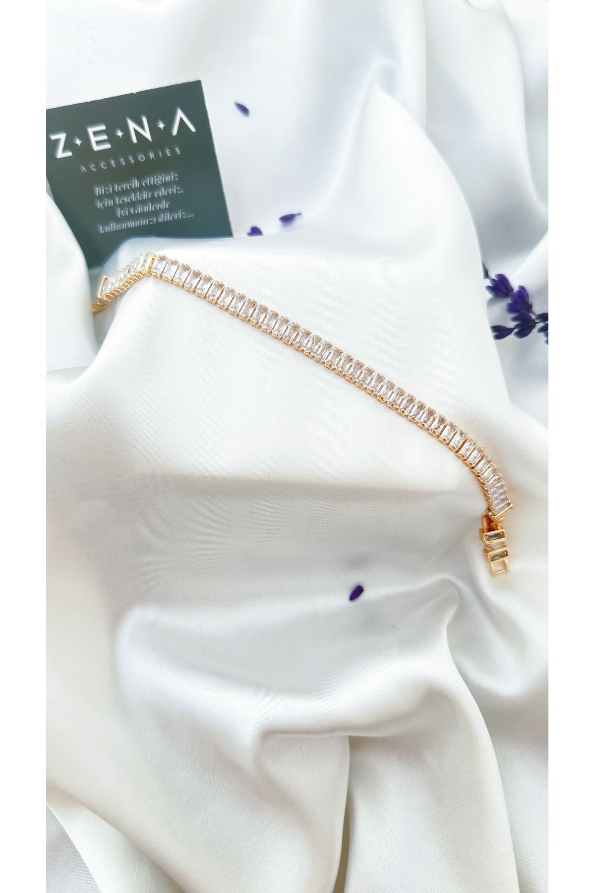 ZENA ACCESSORİES Baget Gold Su Yolu Çelik Bileklik