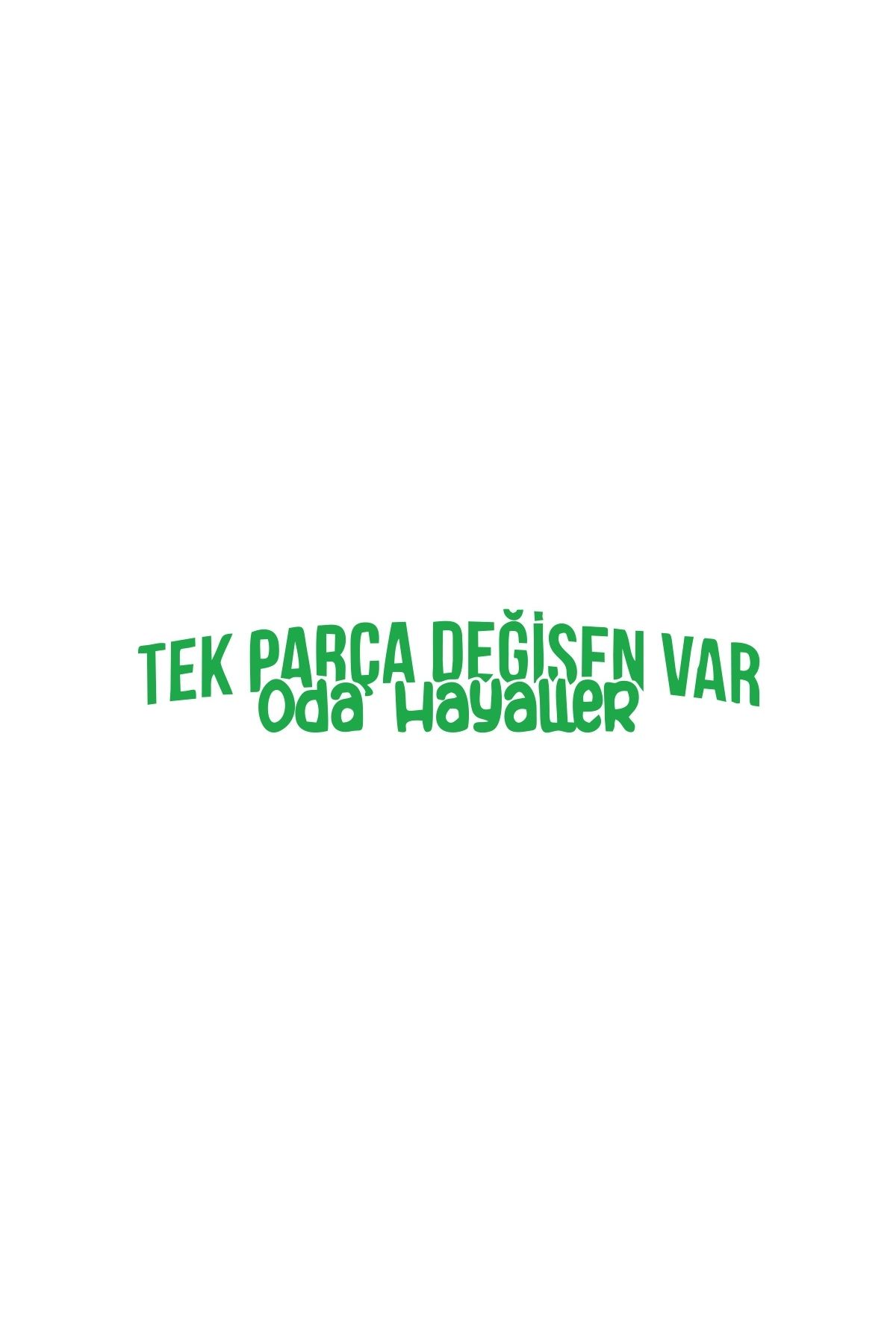 Reysa Tasarım Tek Parça Değişen Var Oda Hayaller Araba Sticker 17x17 Cm Yeşil