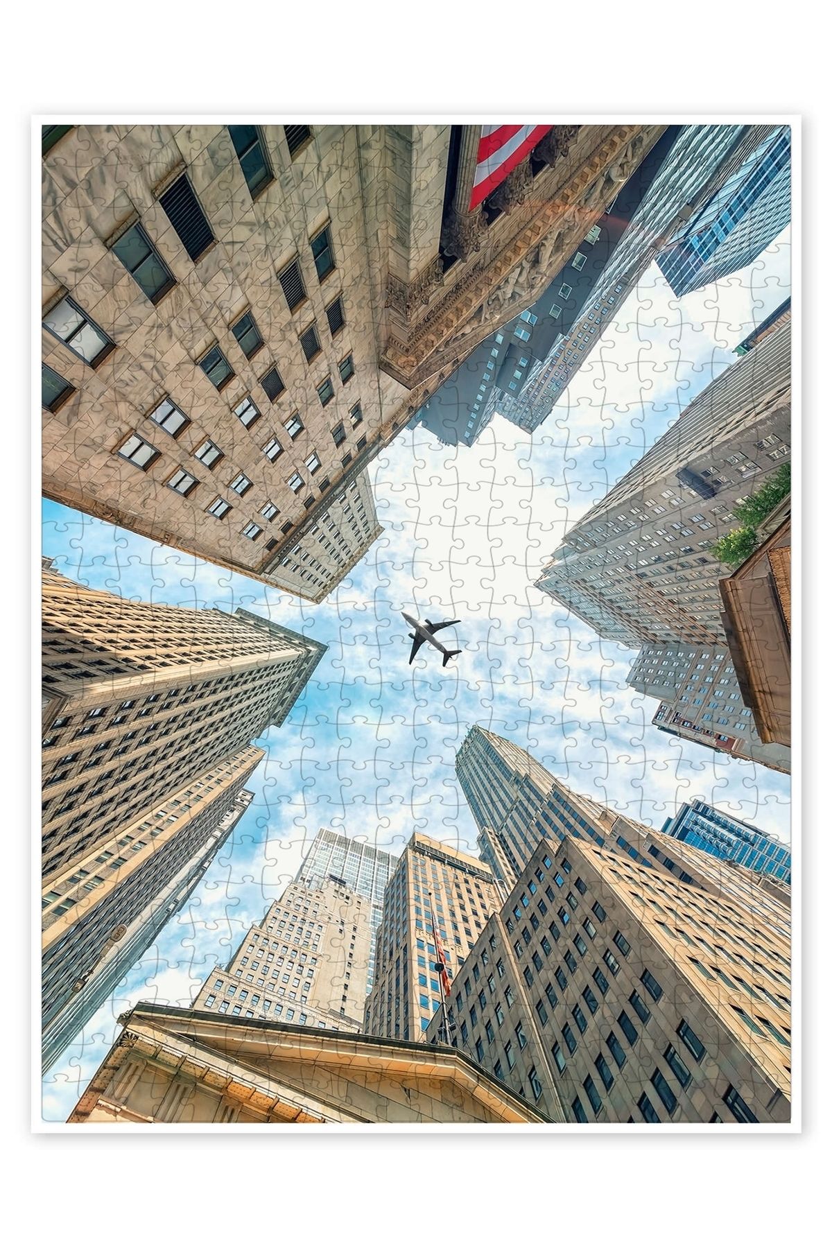 Jeronkarji Wall Street 500 Parça Puzzle Yapboz Şehir Manzara Temalı Hobilik