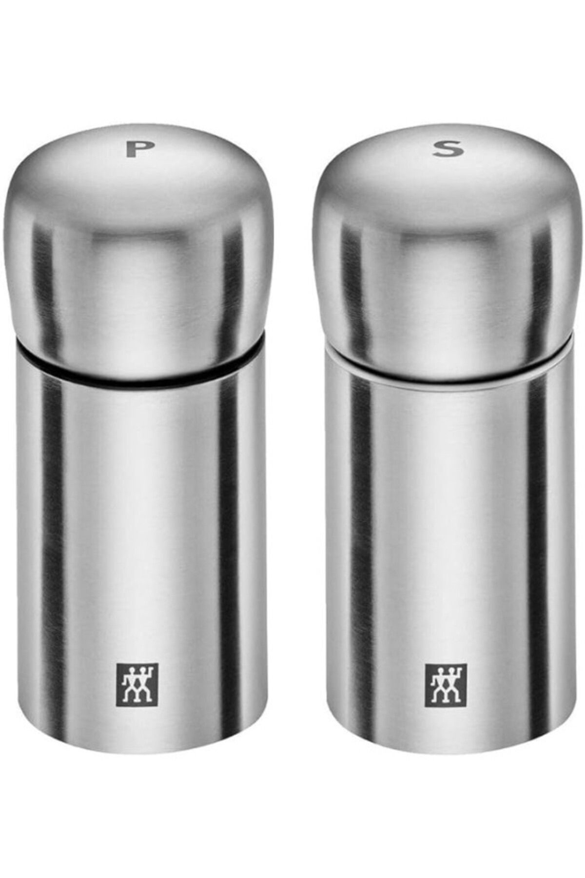 ShopZum Zwilling Tuz-karabiber Değirmen Seti, Paslanmaz Çelik, Gümüş Rengi, 100 ml
