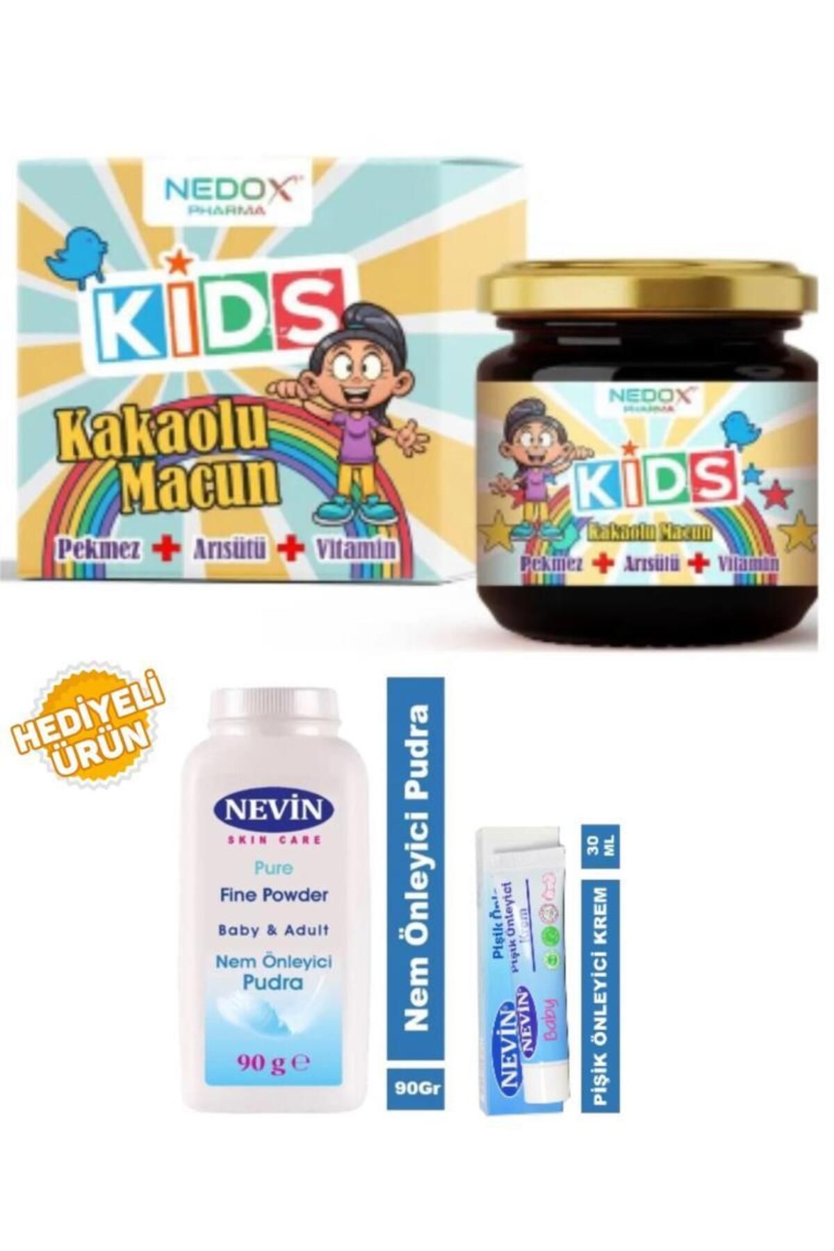 NEDOX Kids Çocuklar Için Özel - Arı Sütü, Pekmez, Bal Ve Vitamin Katkılı Kakaolu Macun