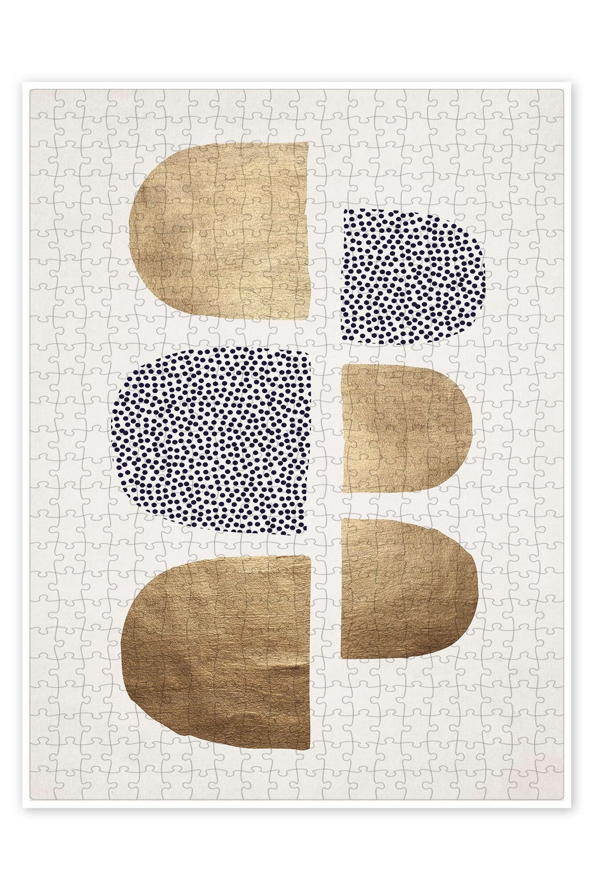 Jeronkarji Geometrik Soyut 500 Parça Puzzle Yapboz Bohem Soyut Sanat Temalı