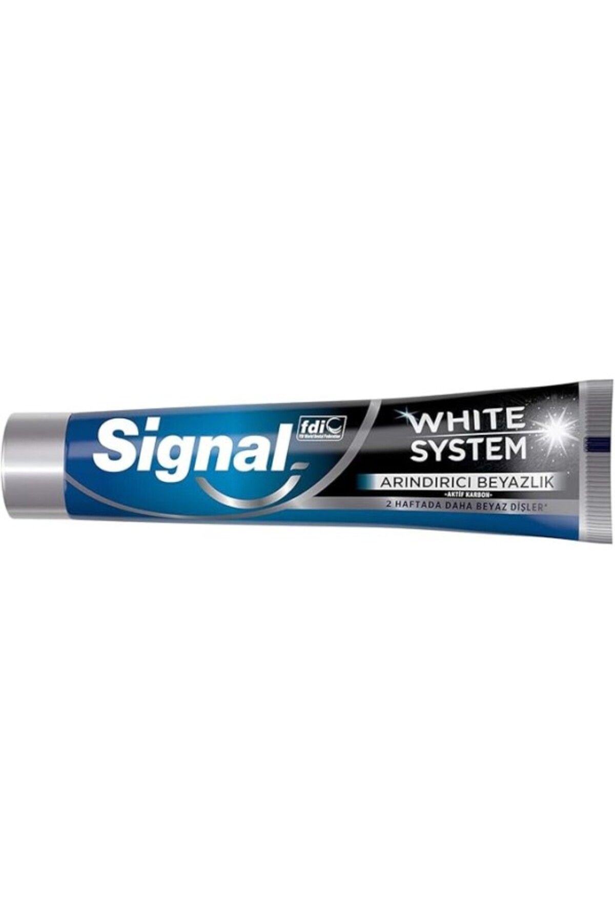 ShopZum Signal White System Diş Macunu Arındırıcı Beyazlık Aktif Karbon 75 ml