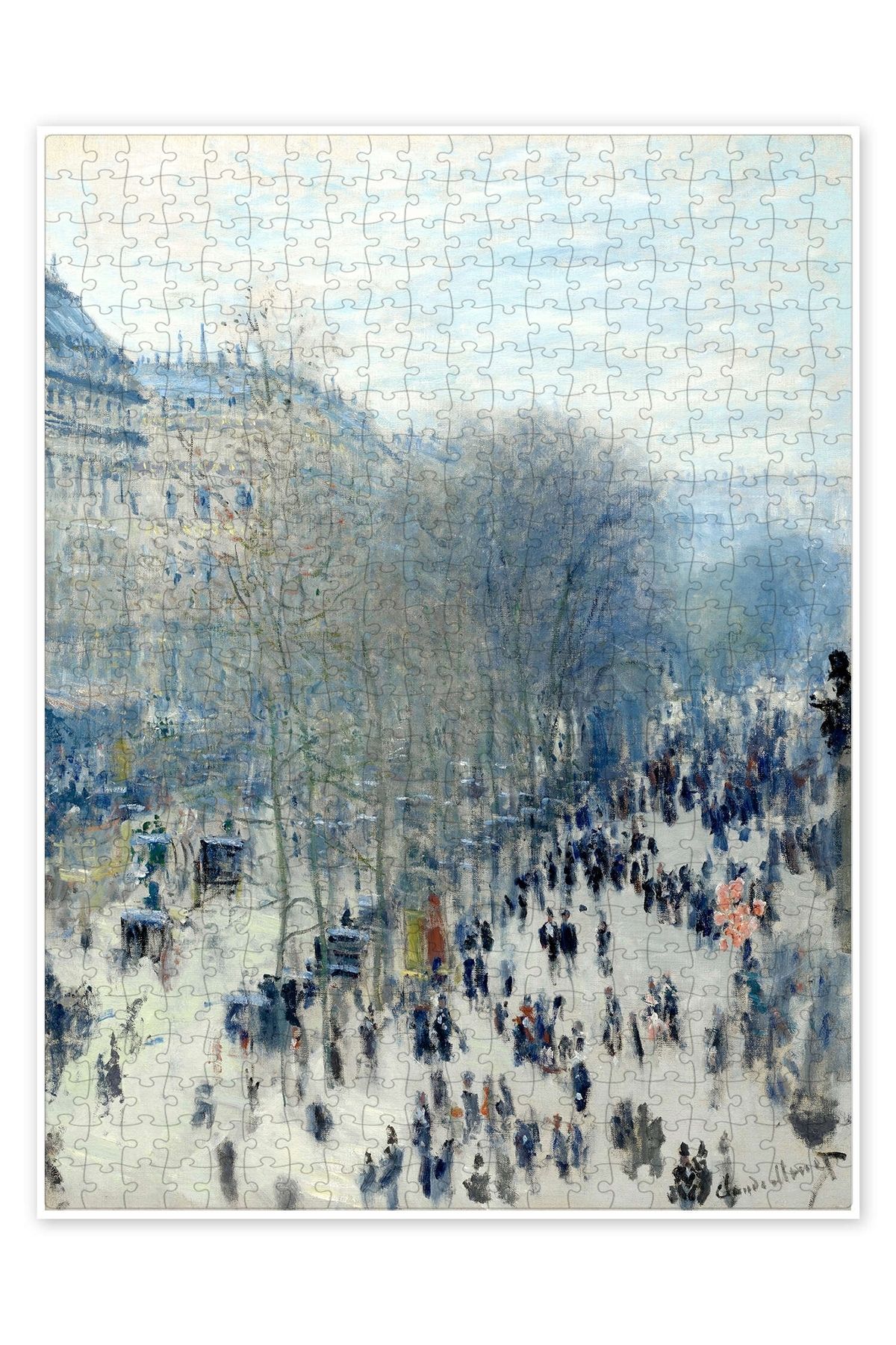 Jeronkarji Boulevard des Capucines 500 Parça Puzzle Yapboz Şehir Manzara Temalı Hobilik