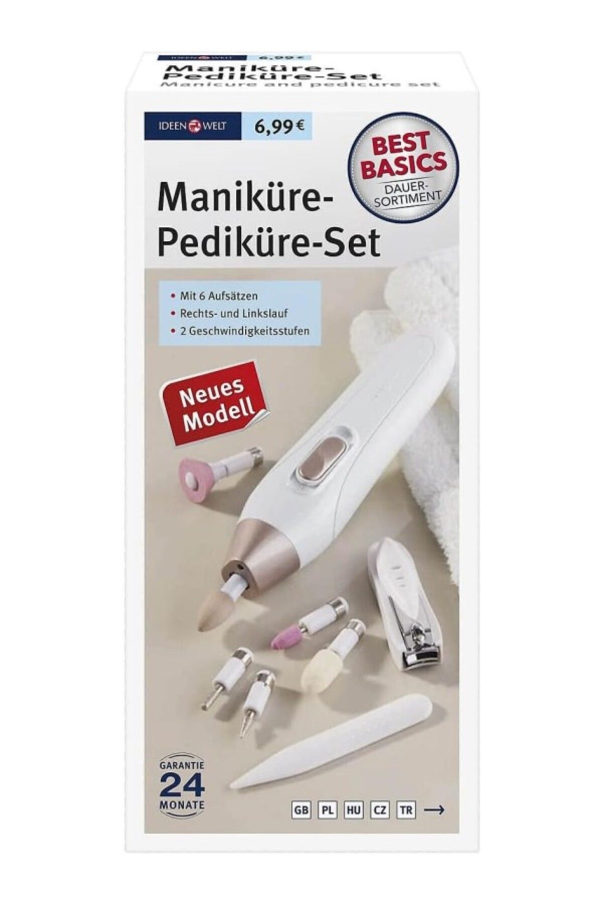 ShopZum Ideenwelt Manikür Ve Pedikür Seti Rose Gold 1 Adet