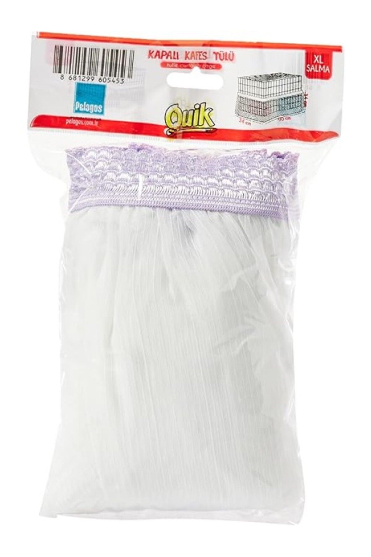 ShopZum Fit Fly Kapalı Lüx Kuş Kafes Tülü, Xl