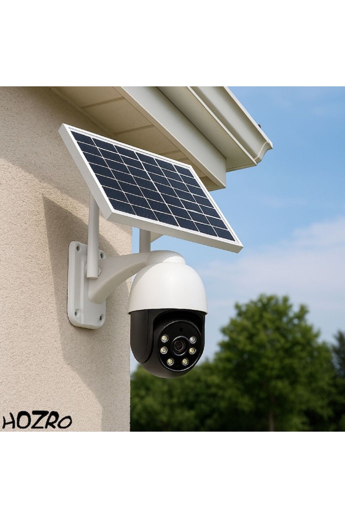 HOZRO-HOZRO 2-in-1 Smart Solar Surveillance Camera, Model SPM-T0 Series 3