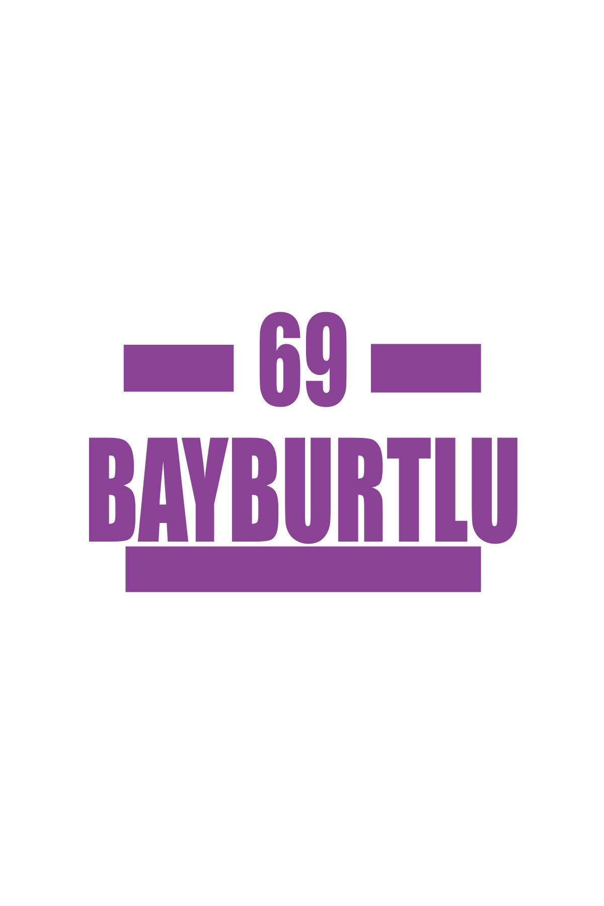 Reysa Tasarım 69 Bayburtlu Araba Sticker 17x17 Cm Mor
