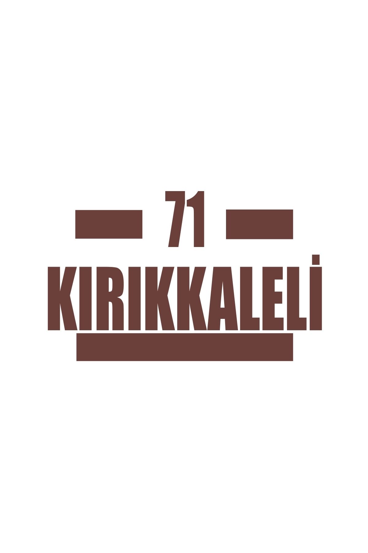 Reysa Tasarım 71 Kırıkkaleli Araba Sticker 17x17 Cm Kahverengi