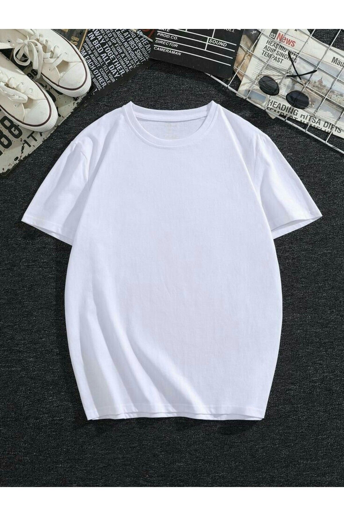 FUNSTYLE Erkek Beyaz T-Shirt