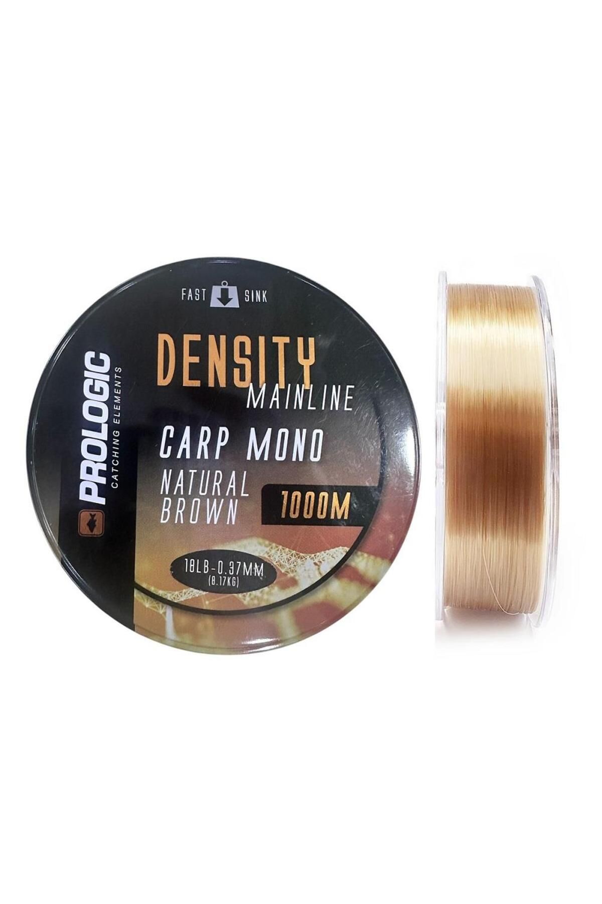 PROLOGIC Density Mainline 1000 mt 0.37mm Natural Brown Sazan Misinası
