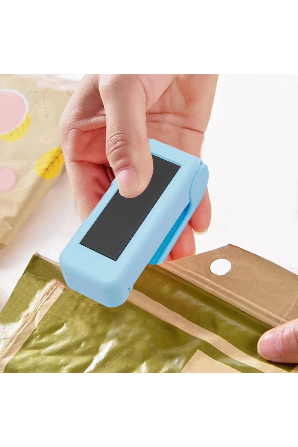 holy Poşet kapatıcı Mini Sealing Gıda Kuruyemiş Poşet Ağzı Kapatma Makinası