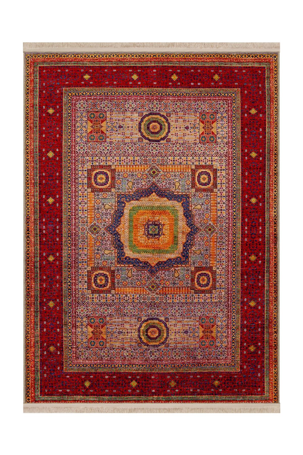 Rugs Modern Halı Leyla Koleksiyonu Eskitme Görünümlü Geleneksel Desenli Dokuma Taban Modern Dekoratif Halı leyla89